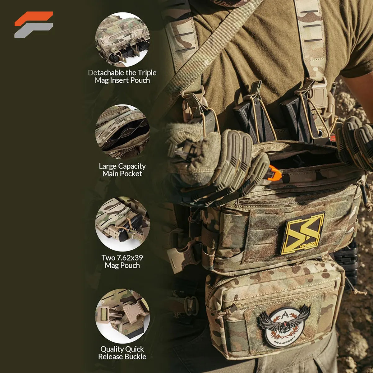 Tactical Chest Rig Lightweight Modular Harness