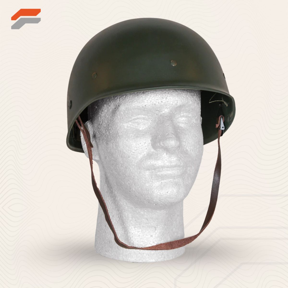 Deluxe M1 Style Steel Combat Helmet With Liner