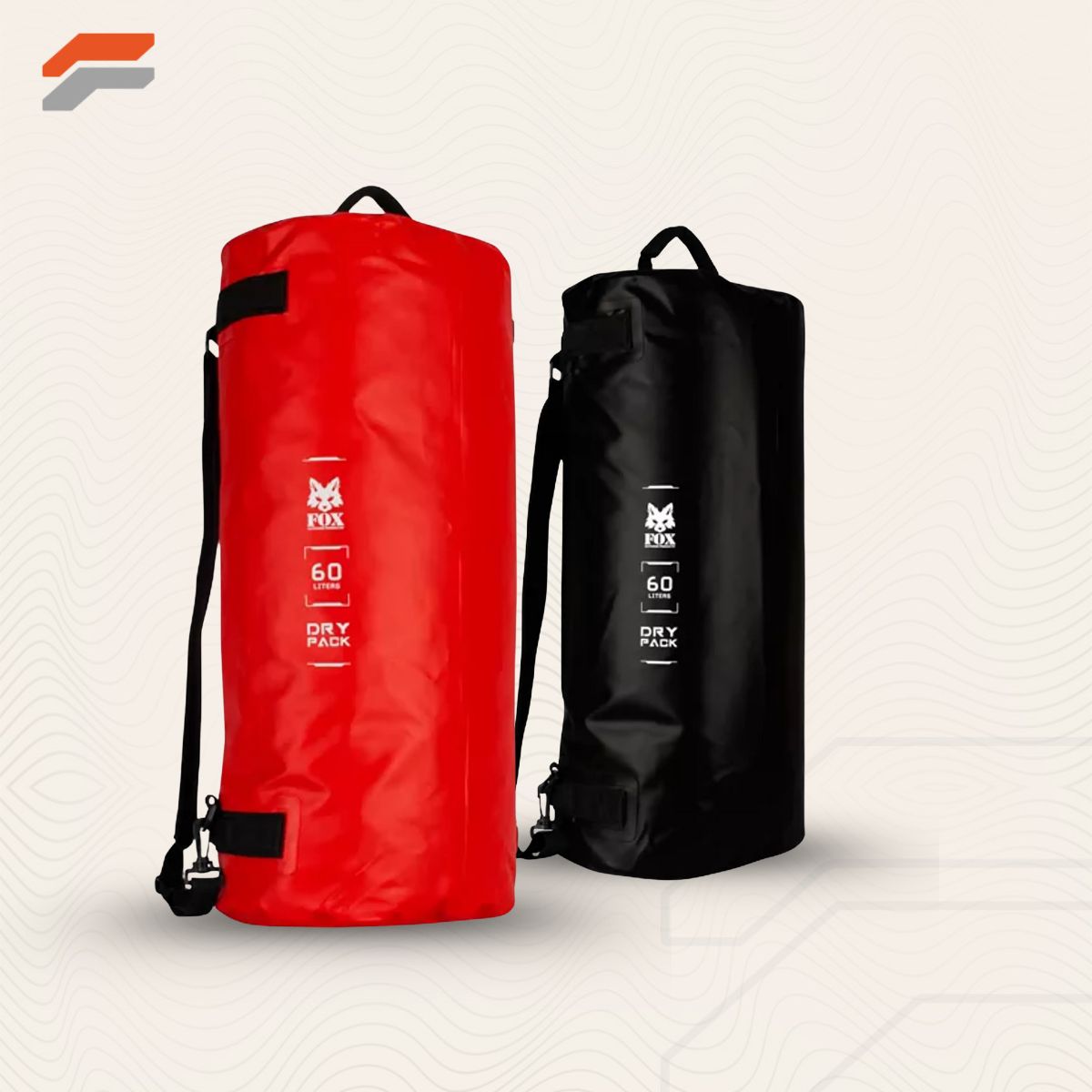 60 Liter Duffle-Rucksack Waterproof Zipper 840D