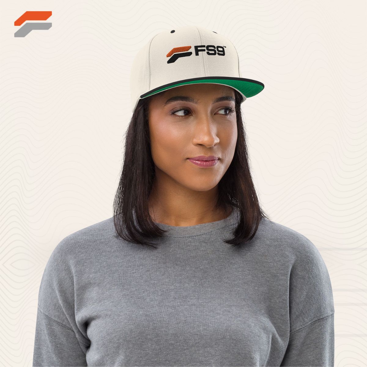 FS9 Snapback Hat - OG Logo (Black)