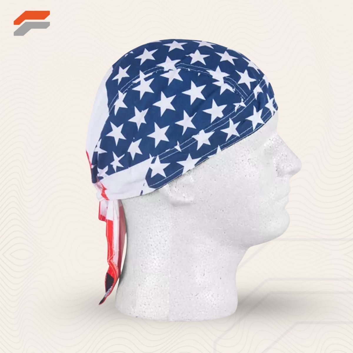 USA Flag Headwrap 12 Pack