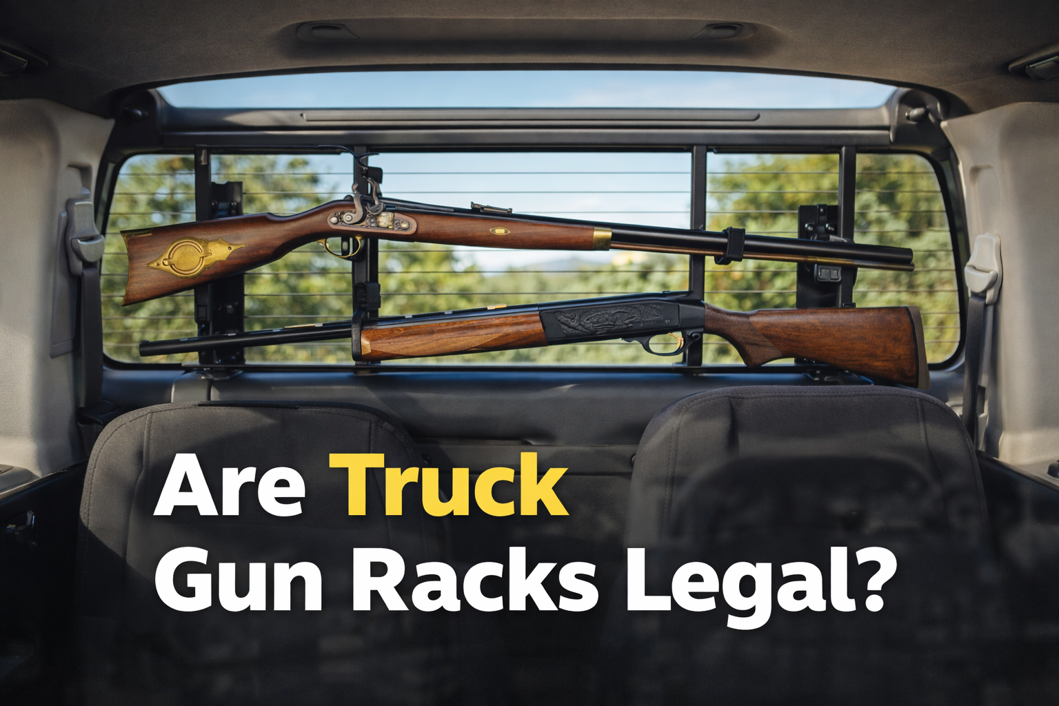 Rear Window Gun Rack Laws in the USA: What Owners Must Know – FS9 Tactical