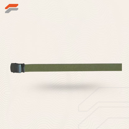 44" Cotton Web Belt, 12 Pack Black Buckle