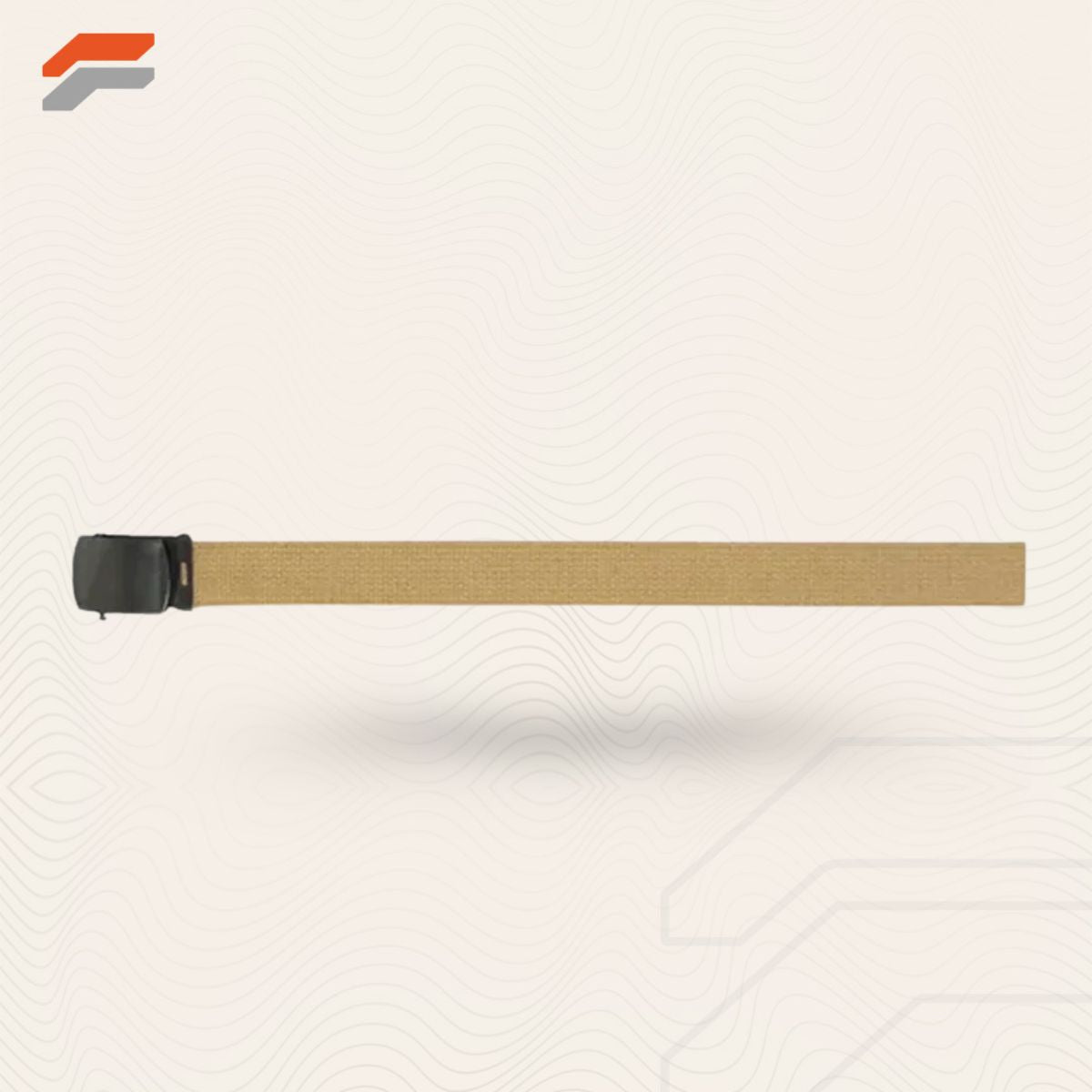 44" Cotton Web Belt, 12 Pack Black Buckle