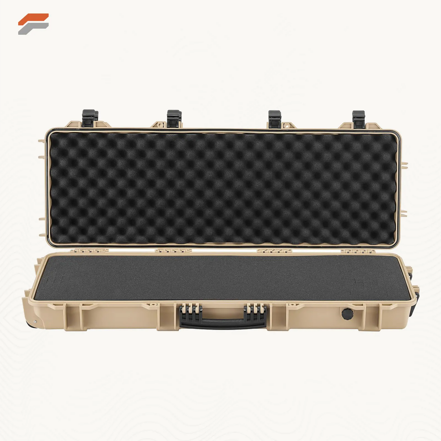 VEVOR 40-Inch Lockable Hard Rifle Case with Waterproof Foams and Wheels for Rifles & Shotguns