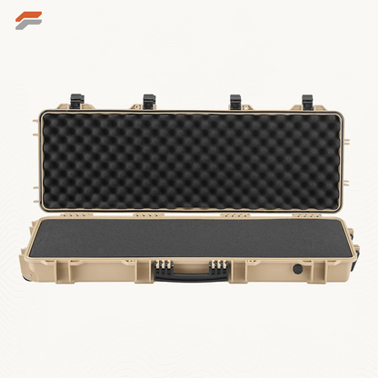 VEVOR Waterproof Hard Rifle Case with Pre-Cut Foam & Wheels for Secure Gun Storage