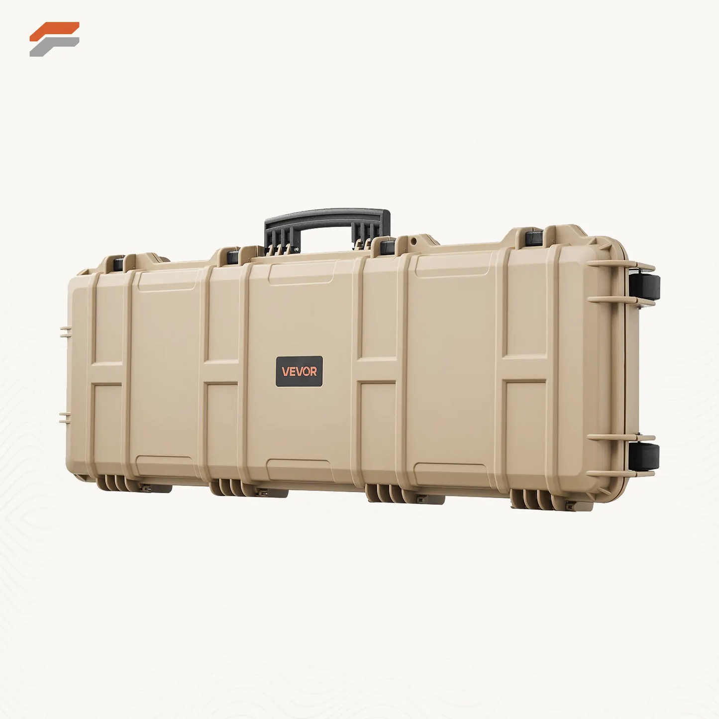 VEVOR Waterproof Hard Rifle Case with Pre-Cut Foam & Wheels for Secure Gun Storage