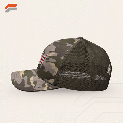 US Map Camouflage Trucker Hat