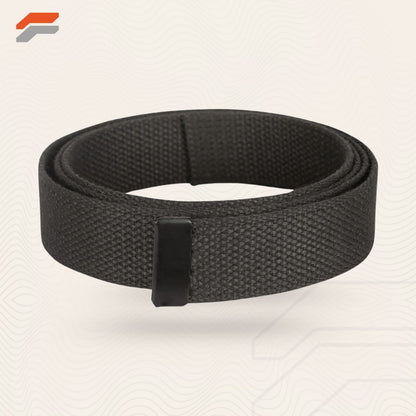 44" Cotton Web Belt, 12 Pack Black Buckle