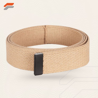 44" Cotton Web Belt, 12 Pack Black Buckle