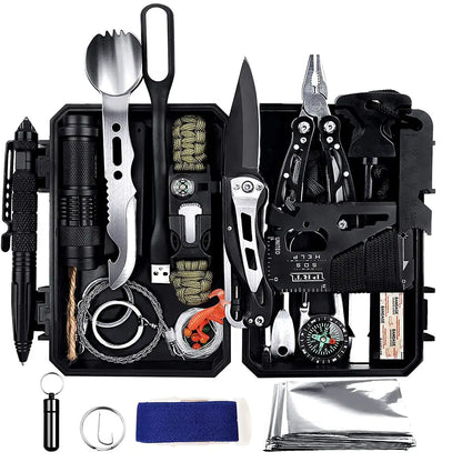 Emergency Survival Gear Kit 60-in-1