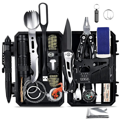 Emergency Survival Gear Kit 60-in-1