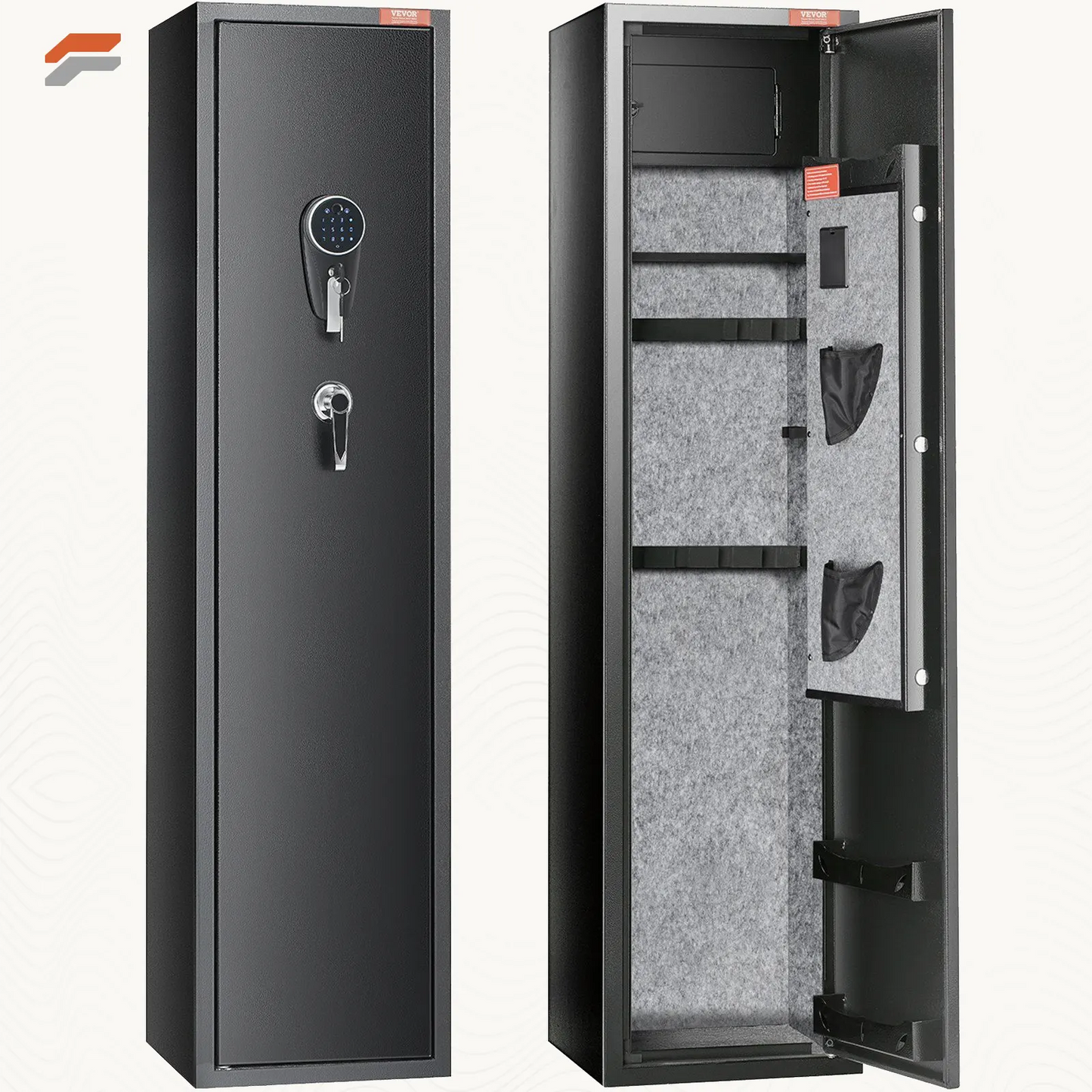 VEVOR Advanced 5-Rifle Gun Safe with Digital Keypad & Secure Locking System