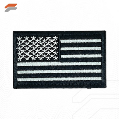 Tactical USA Flag Patch with Detachable Backing