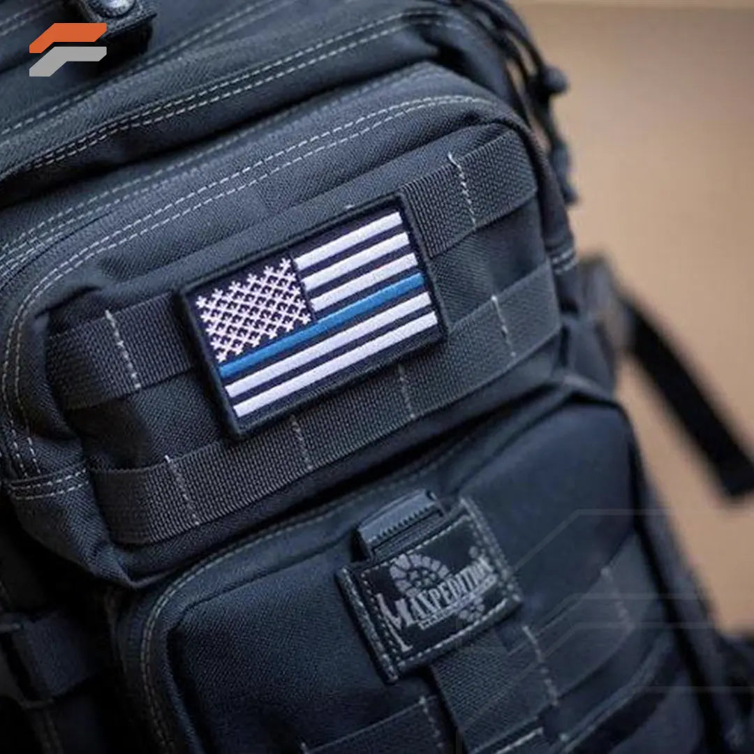 Tactical USA Flag Patch with Detachable Backing