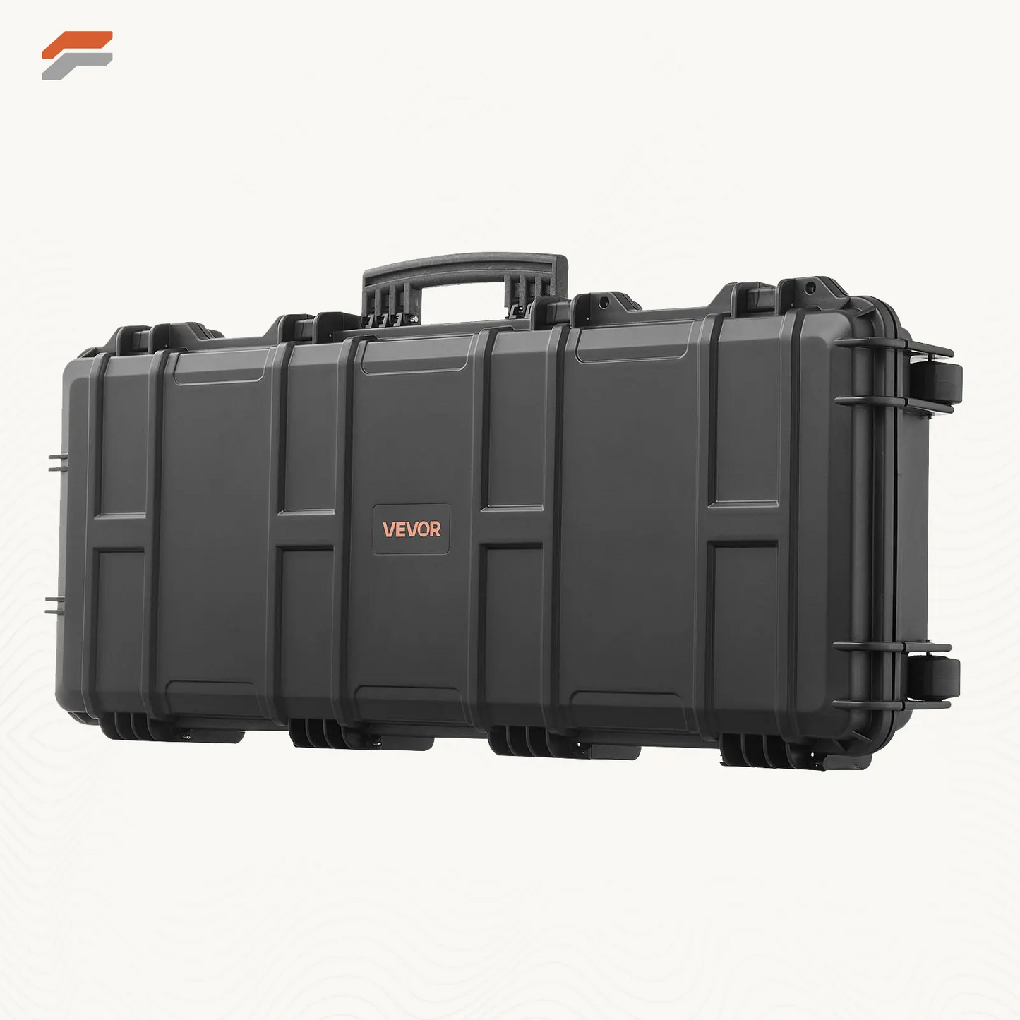 Durable Lockable Rifle Case with Custom Foam Inserts, Water and Dust Resistant Design