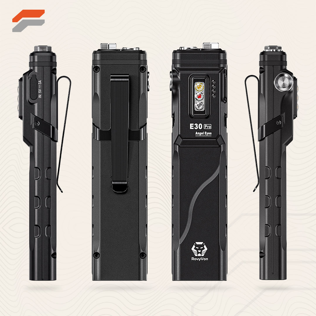 FS9 RovyVon Multifunctional Mini EDC Flashlight