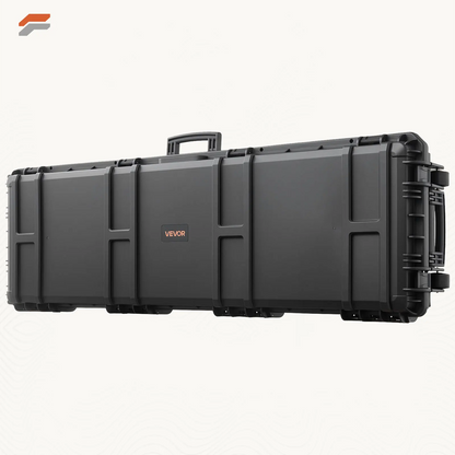 Heavy-Duty Lockable Rifle Storage Case with Detachable Foam for Secure Gun Transport
