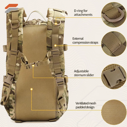 Military Tactical Backpack for Outdoor Hiking