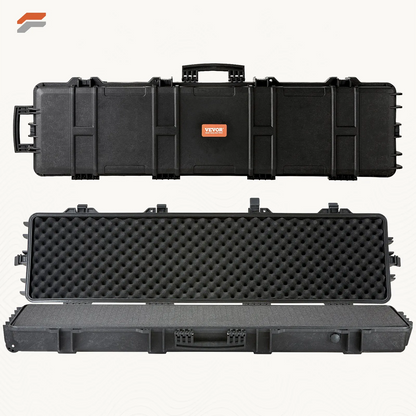 VEVOR Outdoor Tactical Hard Case - Waterproof & Crushproof Design with 3 Layers of Protection