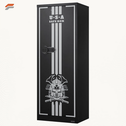 VEVOR Secure 6-Rifle Gun Safe with Fingerprint & Digital Keypad Access