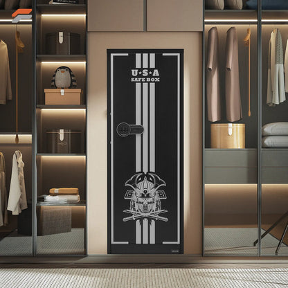 VEVOR Secure 6-Rifle Gun Safe with Fingerprint & Digital Keypad Access