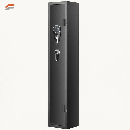 VEVOR Quick Access Gun Safe with Digital Keypad, Removable Shelf & Pistol Rack for Home Security