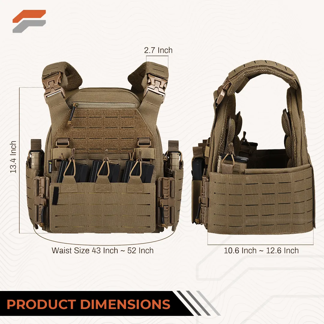 Quick Release Weighted Tactical Vest for Airsoft