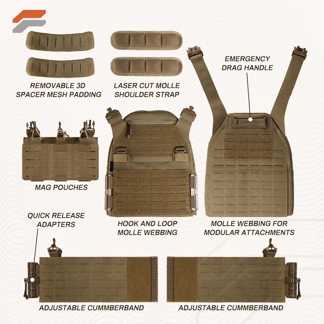 Quick Release Weighted Tactical Vest for Airsoft