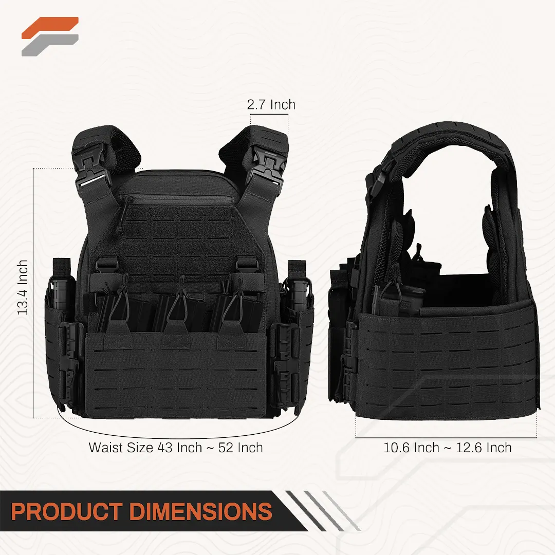 Quick Release Weighted Tactical Vest for Airsoft