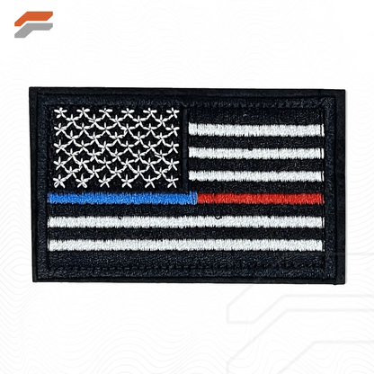 Tactical USA Flag Patch with Detachable Backing