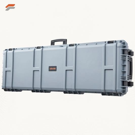 Heavy-Duty Lockable Gun Storage Case for Rifles & Shotguns - 52 inch Waterproof Design