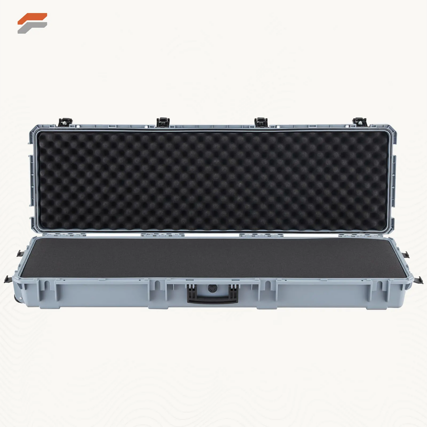 Durable 36-inch Lockable Rifle Case with Pre-cut Foam & Wheels - Waterproof & Dustproof Design