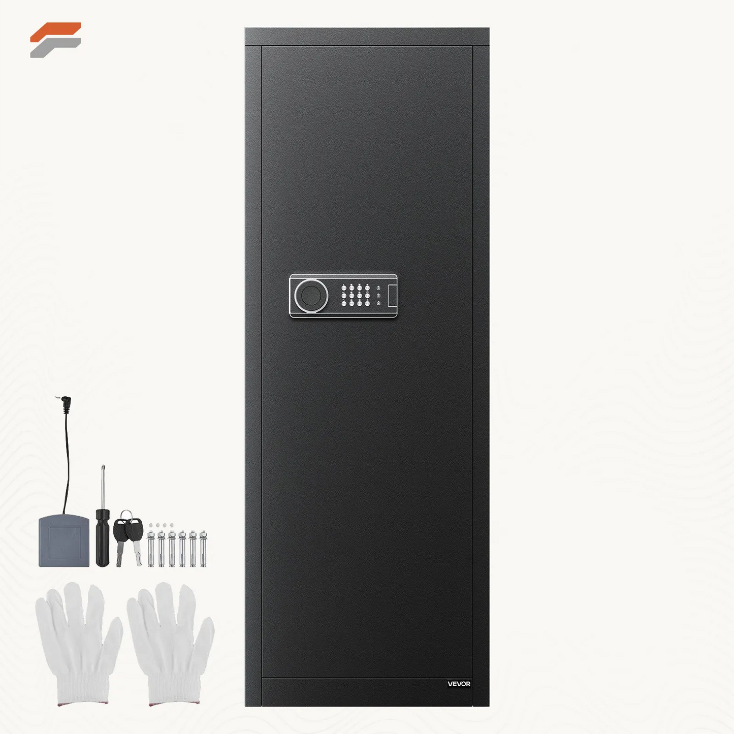 VEVOR Secure Fireproof Rifle Safe with Quick Access - Long Gun Cabinet for Firearms and Ammunition Storage