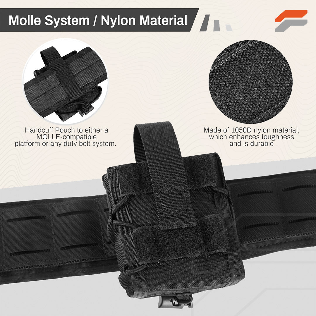 Tactical Double Handcuff MOLLE Pouch