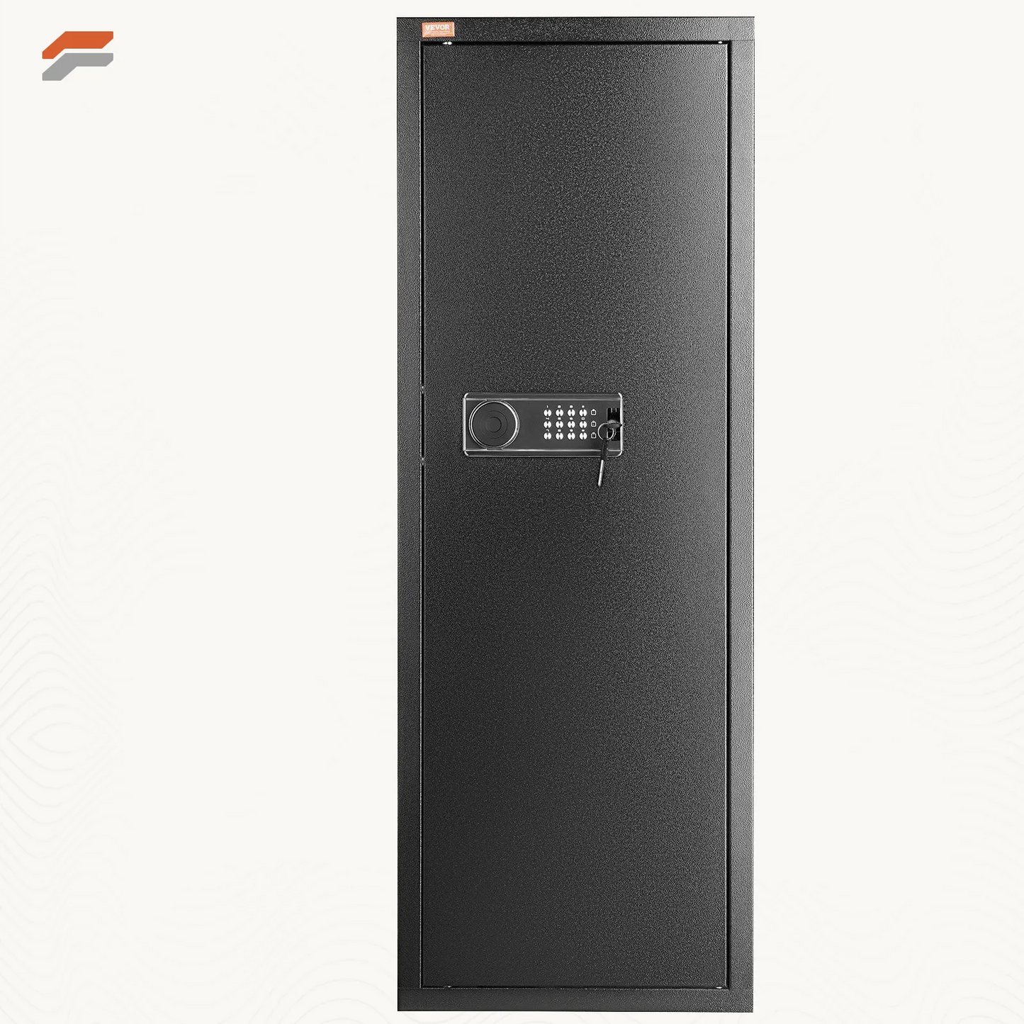 Secure VEVOR Tall Rifle Safe - Digital Keypad Lock & Removable Shelf for Quick Access Home Storage
