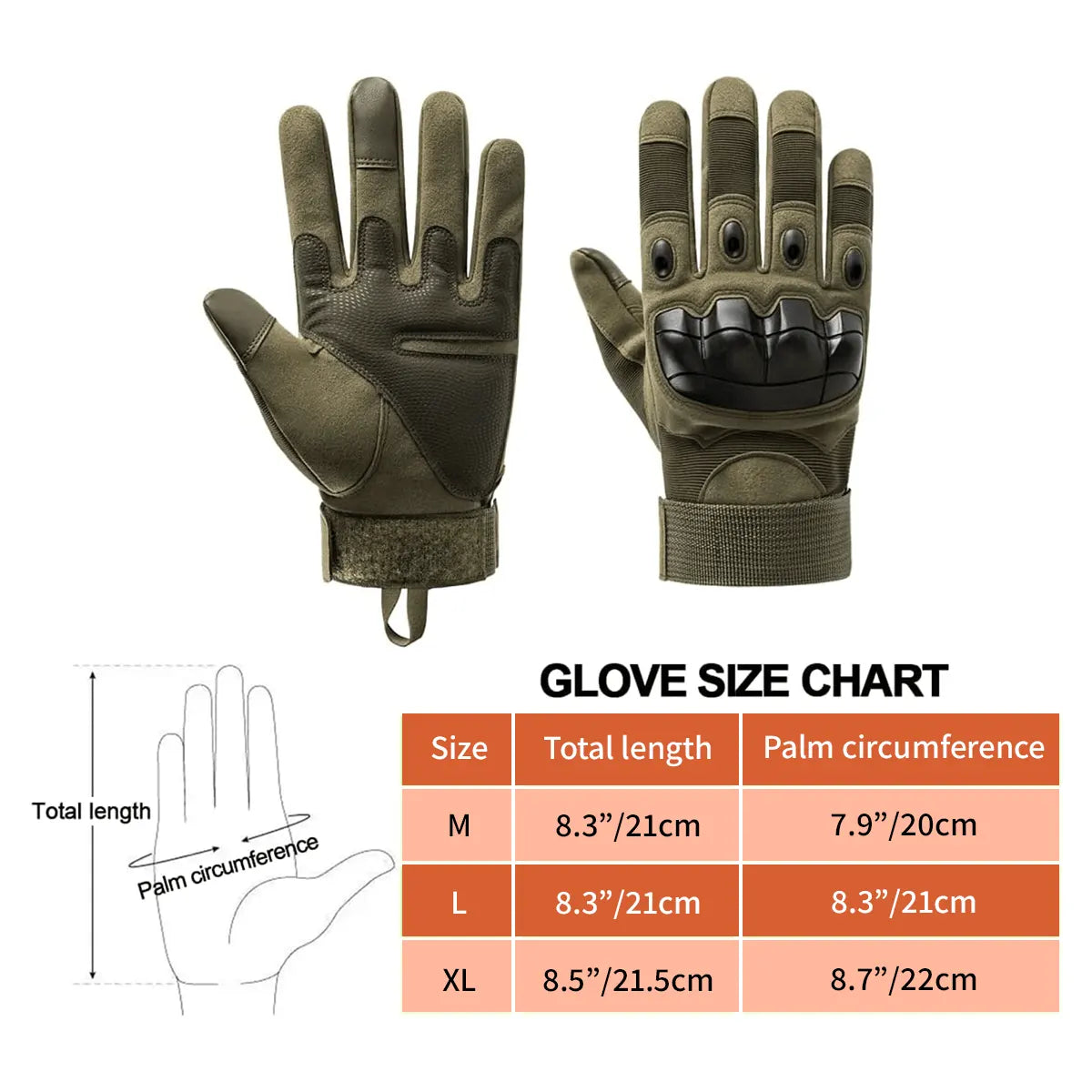 Unisex Tactical Airsoft Gloves with Touchscreen Features