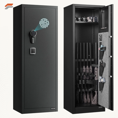 VEVOR Ultimate Fireproof Gun Safe - Secure Long Gun Cabinet with Digital Lock and Quick Access for Rifles and Pistols