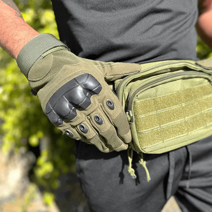 Unisex Tactical Airsoft Gloves with Touchscreen Features