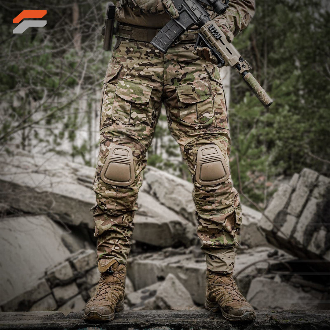 Tactical Combat Pants with Knee Pads for Men