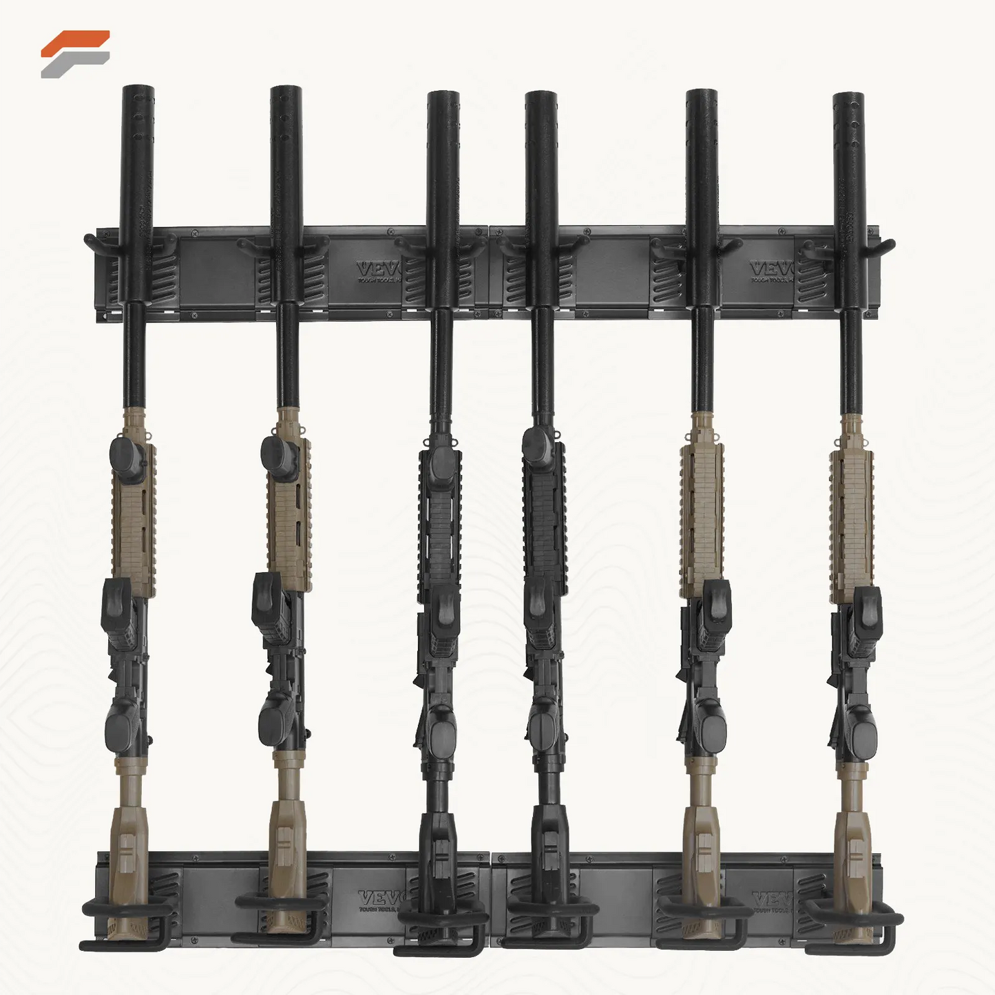Heavy Duty Wall Mount Gun Rack for Rifles and Shotguns with Soft Padding