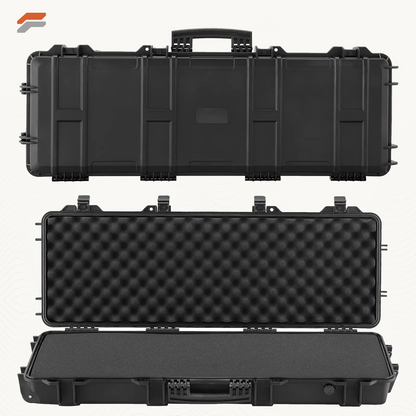 VEVOR Waterproof Hard Rifle Case with Wheels - Lockable Gun Storage for Shotguns and Airsoft Guns, 40 in with Pre-Cut Foam