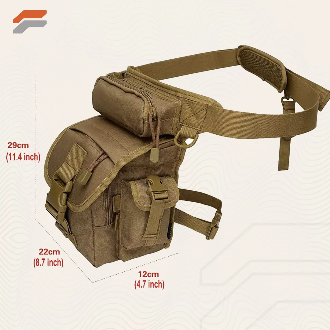 Waterproof Military Tactical Drop Leg Pouch Bag