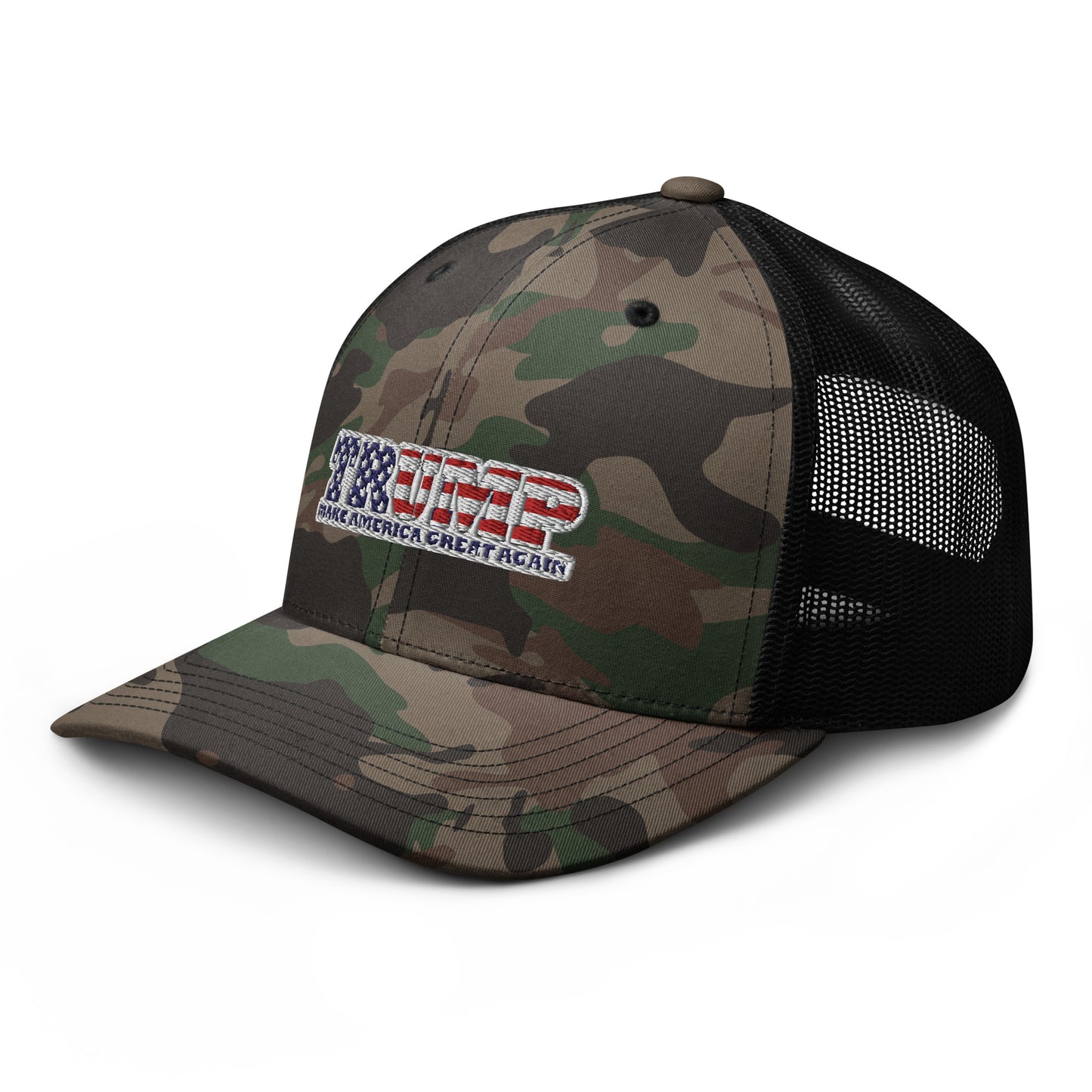 Camouflage trucker hat - 100% Cotton