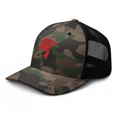 Camouflage trucker hat