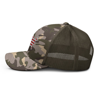 US Map Camouflage Trucker Hat