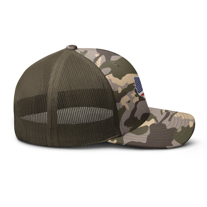 US Map Camouflage Trucker Hat