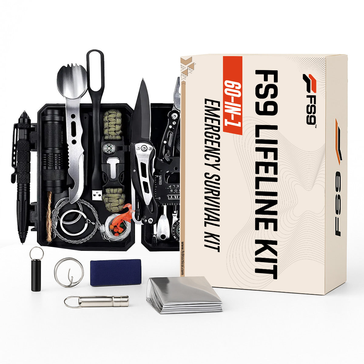 FS9 60-in-1 Lifeline - Emergency Survival Kit